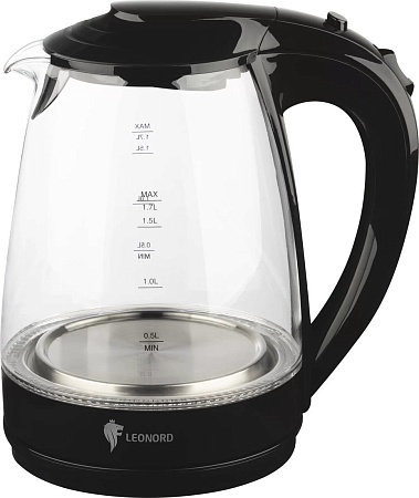 Электрический чайник Leonord LE-1514 107166 (черный)