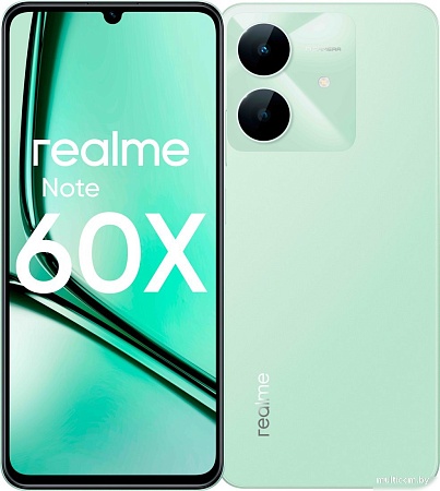 Телефон Realme Note 60x RMX3938 4GB/128GB (зеленый)