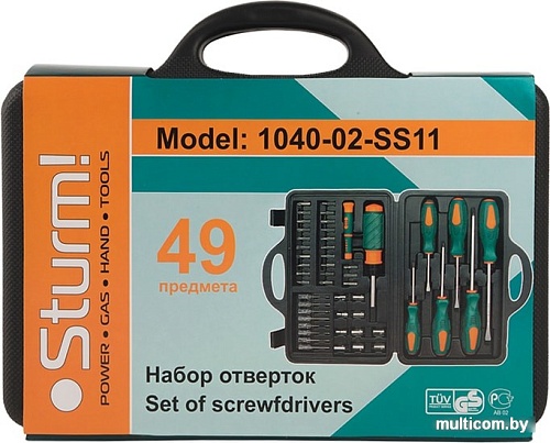 Набор отверток Sturm 1040-02-SS11 (49 предметов)