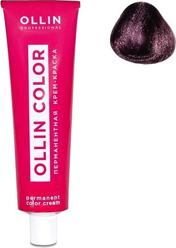 Крем-краска Ollin Professional Color перманентная 5/22 светлый шатен фиолетовый 100 мл