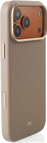 Magssory Eco-Leather Case для iPhone 17 Pro Max Latte CLT045l