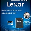 Карта памяти Lexar 633x microSDXC LSDMI256BB633A 256GB (с адаптером)