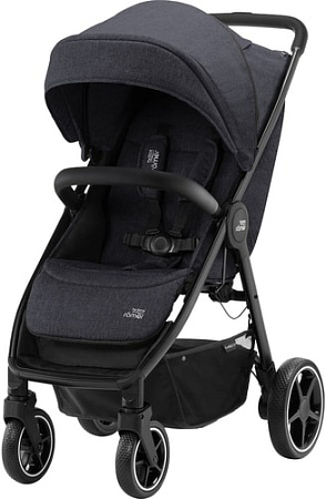 Коляска прогулочная «книга» Britax Romer B-Agile R (black shadow/black)