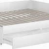Кровать с выдвижным спальным местом Mio Tesoro Кастор раздвижная 90x200 2.03.08.120.1 (белый)