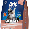Сухой корм для кошек Brit Premium Cat Sterilized Salmon &amp; Chicken 2 кг