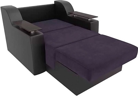 Кресло-кровать Mebelico Сенатор 105471 80 см (фиолетовый/черный)