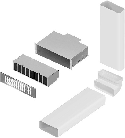 Комплект воздуховодов MAUNFELD MIDS834 с фильтром CF314MW (для MIHC834SF2BK)