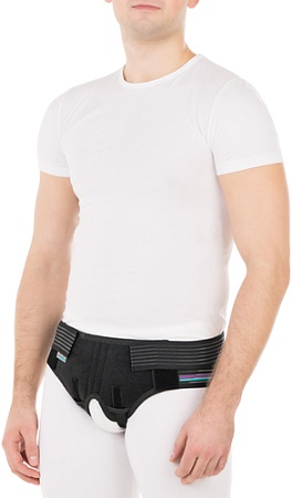 Бандаж грыжевой паховый Trives Evolution Т-1401 №3 (S, черный)