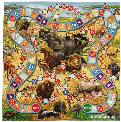 Детская настольная игра Умные игры Животные планеты Земля 4680107955319