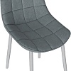 Стул Трия Boston (белый муар/велюр V003 темно-серый)