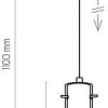 Подвесная люстра TK Lighting Look Graphite 3146