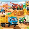 Развивающая игра Puzzle Time Машины на стройке С раскраской 4659724 (34эл)