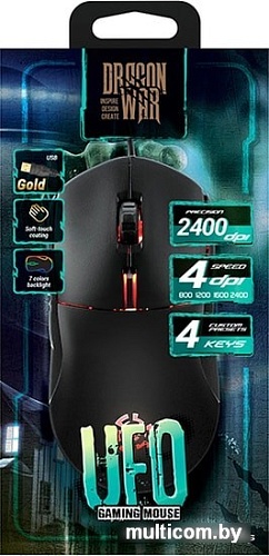 Игровая мышь QUMO Dragon War UFO