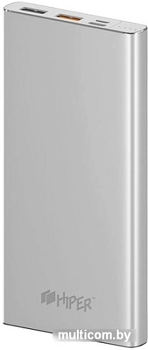 Портативное зарядное устройство Hiper MPX10000 (серебристый)