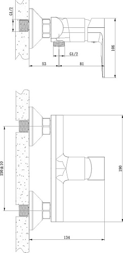 Смеситель Lauter Reef 21СК9678C
