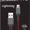 Кабель Ergolux ELX-CDC09-C43 USB Type-A - Lightning (1.5 м, красный)
