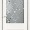 Межкомнатная дверь Velldoris Alto 2V 70x200 (белый эмалит, ромб)