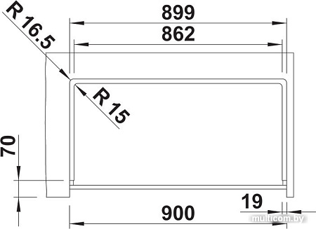 Кухонная мойка Blanco Vintera XL 9-UF 526109 (бетон)