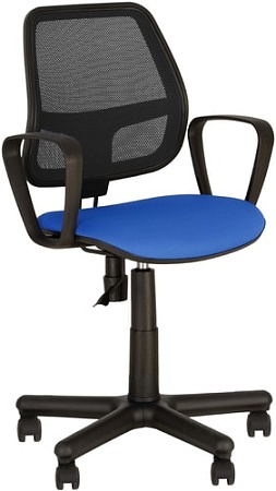 Кресло Nowy Styl Alfa GTP OH/5 C-14 (черный/синий)