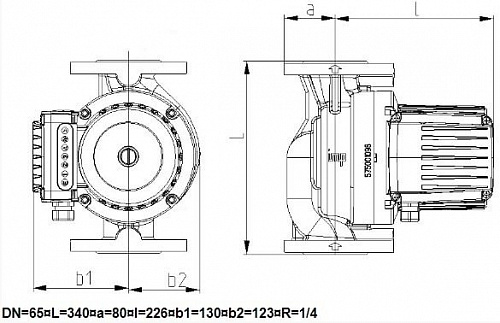 Циркуляционный насос IMP Pumps GHNbasic II 65-120F