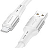 Кабель Borofone BX88 USB Type-A USB - Type-C (1 м, белый)
