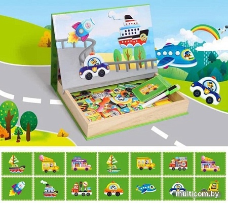 Головоломка Top Goods Веселый транспорт JHTOY-235