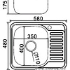 Кухонная мойка FRAP FD64858