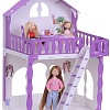 Кукольный домик Krasatoys Дом Марина с мебелью 000267 (белый/сиреневый)