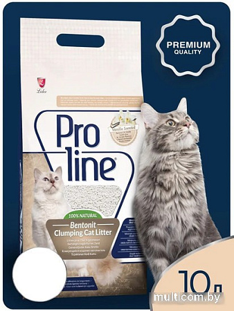 Наполнитель для туалета Proline Vanilla Scented с ароматом ванили 10 л