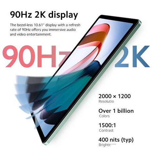 Планшет Xiaomi Redmi Pad 6GB/128GB международная версия (мятно-зеленый)