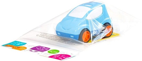 Игрушечный транспорт Полесье Беби Кар автомобиль легковой 88840 (голубой/оранжевый)