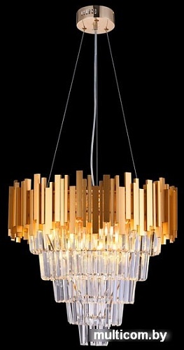 Подвесная люстра Natali Kovaltseva Diamonds 81427/12C (золотой)