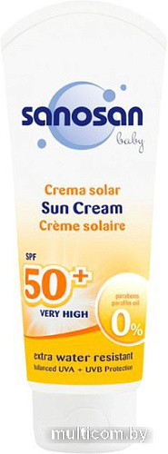 Крем солнцезащитный Sanosan SPF 50+ 89850 75 мл