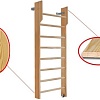 Шведская стенка (лестница) Dinamika С турником ZSO-002558 (3.2x0.8, сосна)
