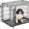 Клетка Midwest iCrate для собак 2 двери 1530DD (77.9x49x54.5см, черный)