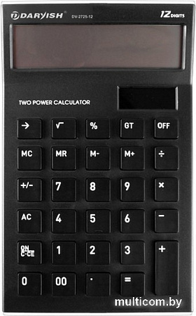 Бухгалтерский калькулятор Darvish DV-2725-12K (черный)