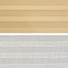 Плиссе Delfa Basic Crush СПШ-35501/3504 Basic Transparent (52x160, ваниль/белый)