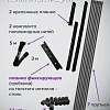 Сушилка для белья Comfort Alumin Потолочная 7 прутьев Black Style 240 см (алюминий)