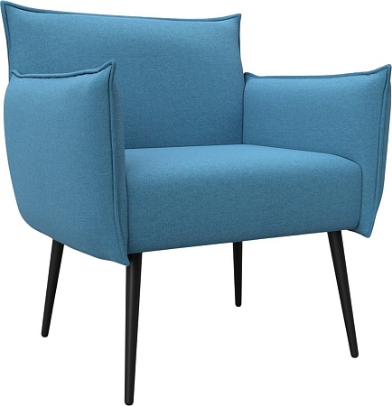 Интерьерное кресло Лига диванов Лига-083 132311 (рогожка амур 10 голубой)