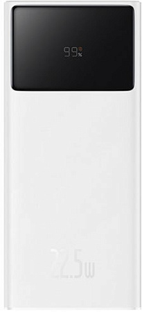 Внешний аккумулятор Baseus Star-Lord Digital Display Fast Charge Power Bank 22.5W 10000mAh (белый)