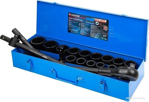 Набор головок слесарных FORSAGE F-6212-9MPB(59087)