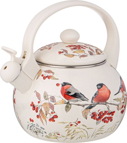Чайник со свистком Agness Снегири 934-735