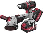 P.I.T. P0001-02 (шуруповерт, болгарка, 2 АКБ, кейс)