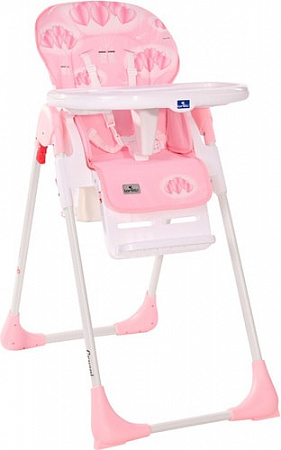 Стульчик для кормления Lorelli Cryspi 2021 (pink hearts)