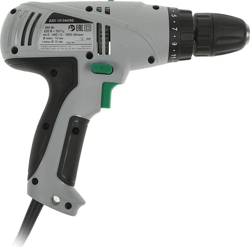 Дрель-шуруповерт Интерскол ДШ-10/260Э2 211.3.0.30