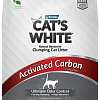 Наполнитель для туалета Cat&#039;s White Activated Carbon 10 л