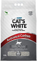 Наполнитель для туалета Cat's White Activated Carbon 10 л