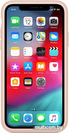 Чехол Apple Smart Battery Case для iPhone XS (розовый песок)