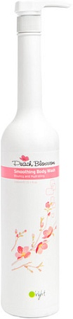 O'right Гель для душа Peach Blossom Smoothing Body Wash Цветок персика (1 л)