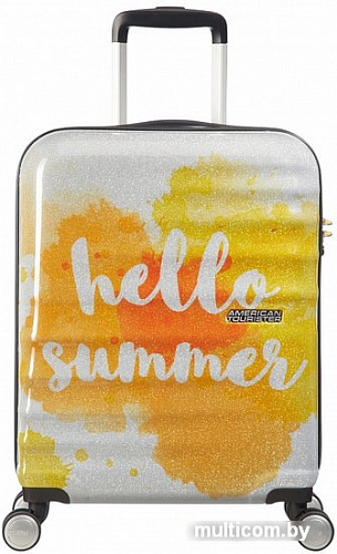 Чемодан-спиннер American Tourister Wavebreaker Hello Summer 55 см
